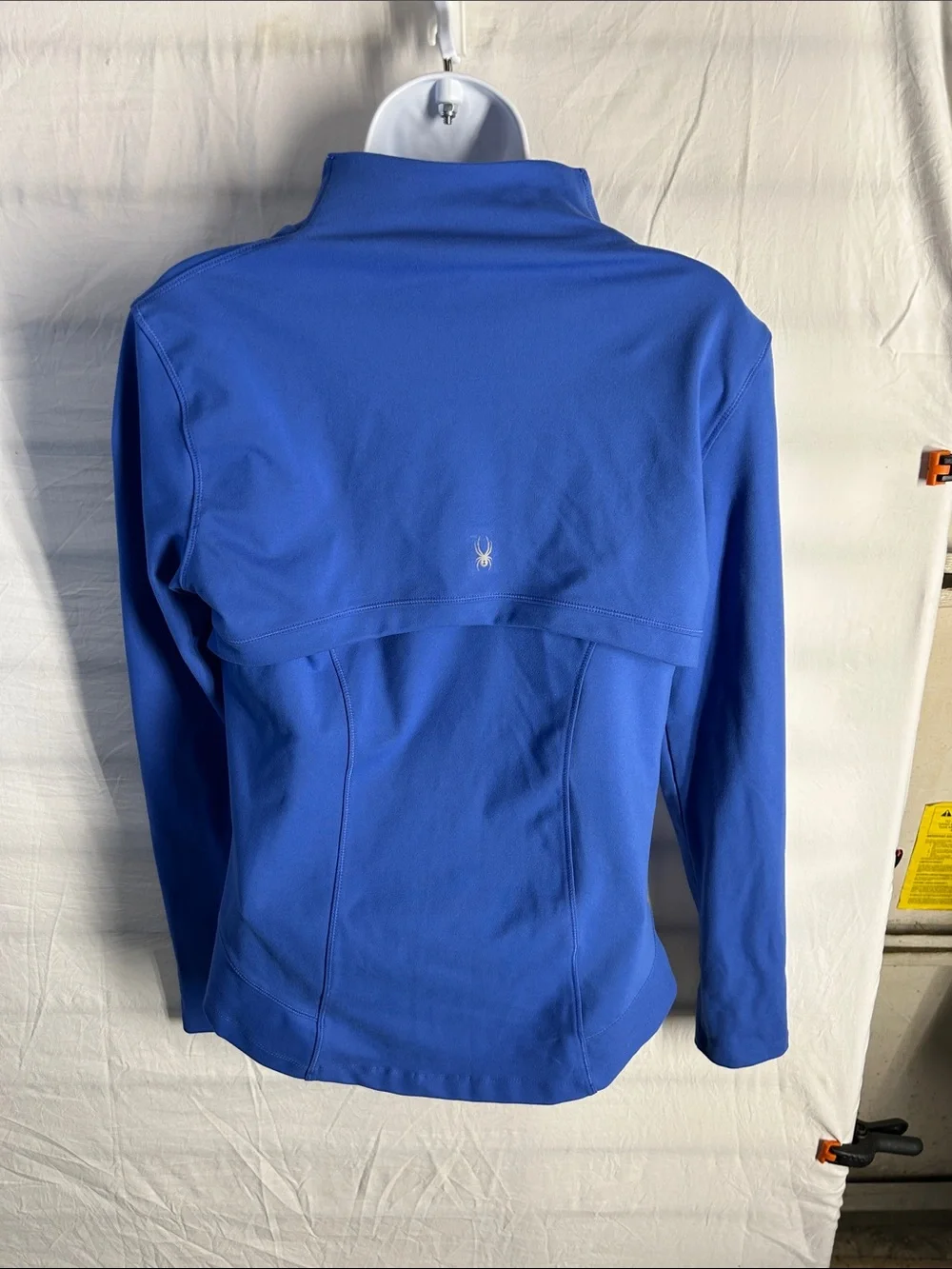 Womens Zip-Front Royal Blue Utility Jacket